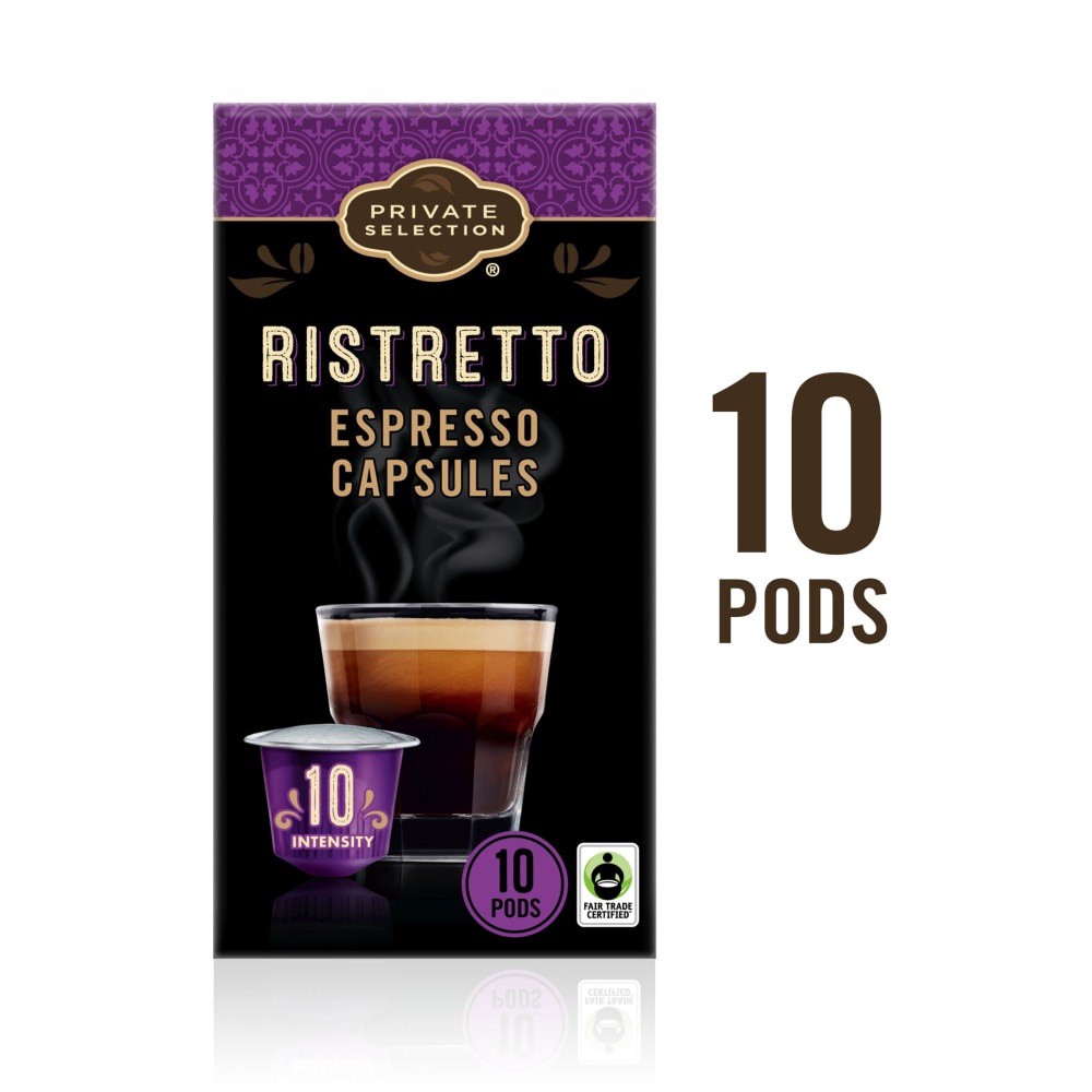 slide 2 of 6, Private Selection Ristretto Espresso Capsules - 10 ct, 10 ct