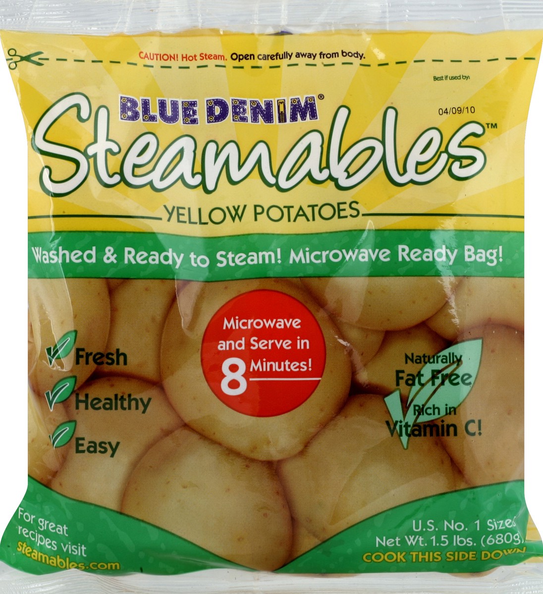 slide 5 of 5, Simply Spuds Steamables Golden Potatoes, 1.5 lb