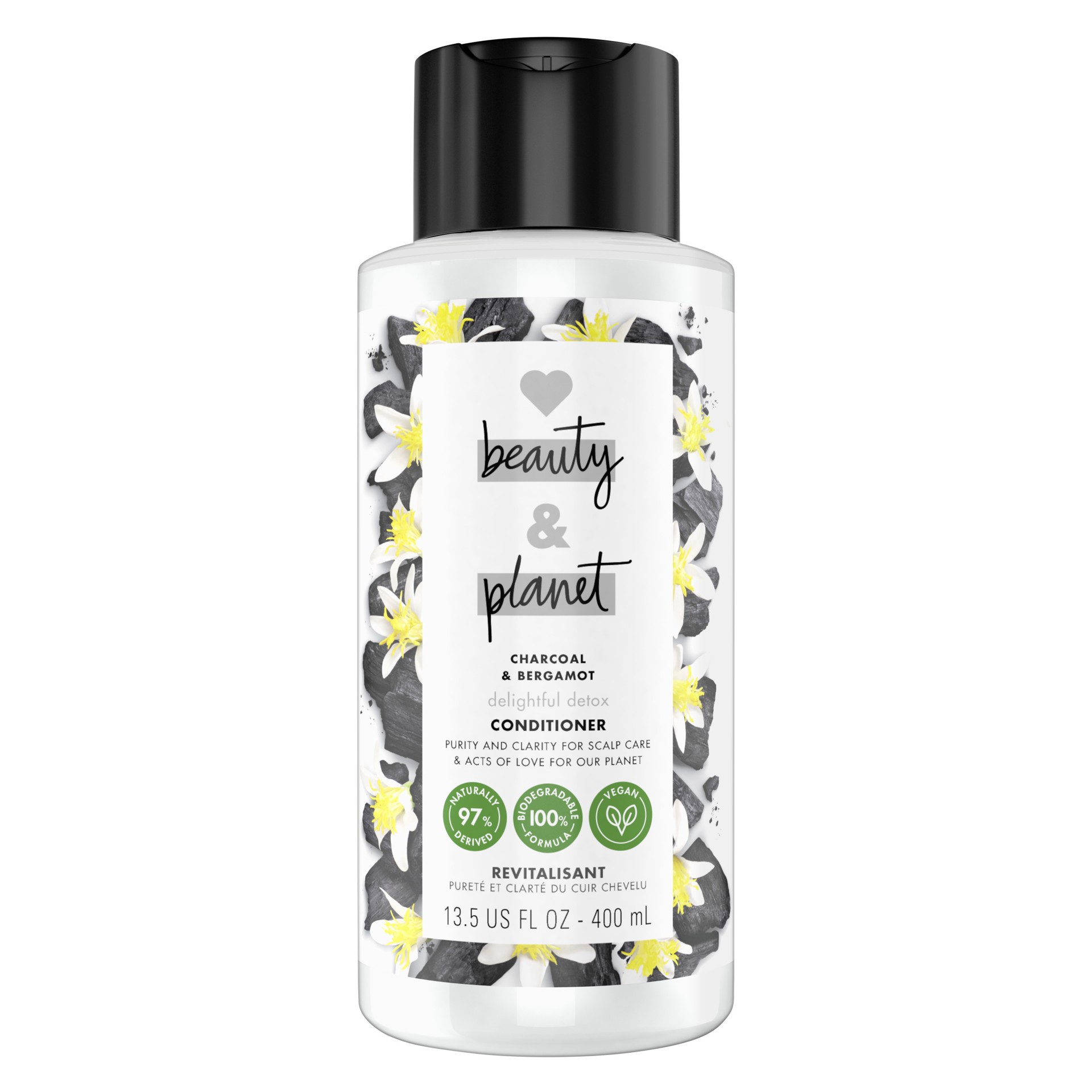 slide 1 of 6, Love Beauty and Planet Cleansing Conditioner Charcoal & Bergamot, 13.5 oz, 13.5 oz