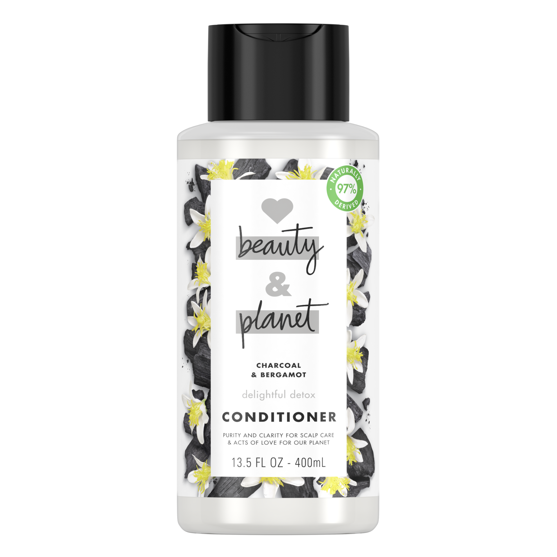 slide 5 of 6, Love Beauty and Planet Cleansing Conditioner Charcoal & Bergamot, 13.5 oz, 13.5 oz