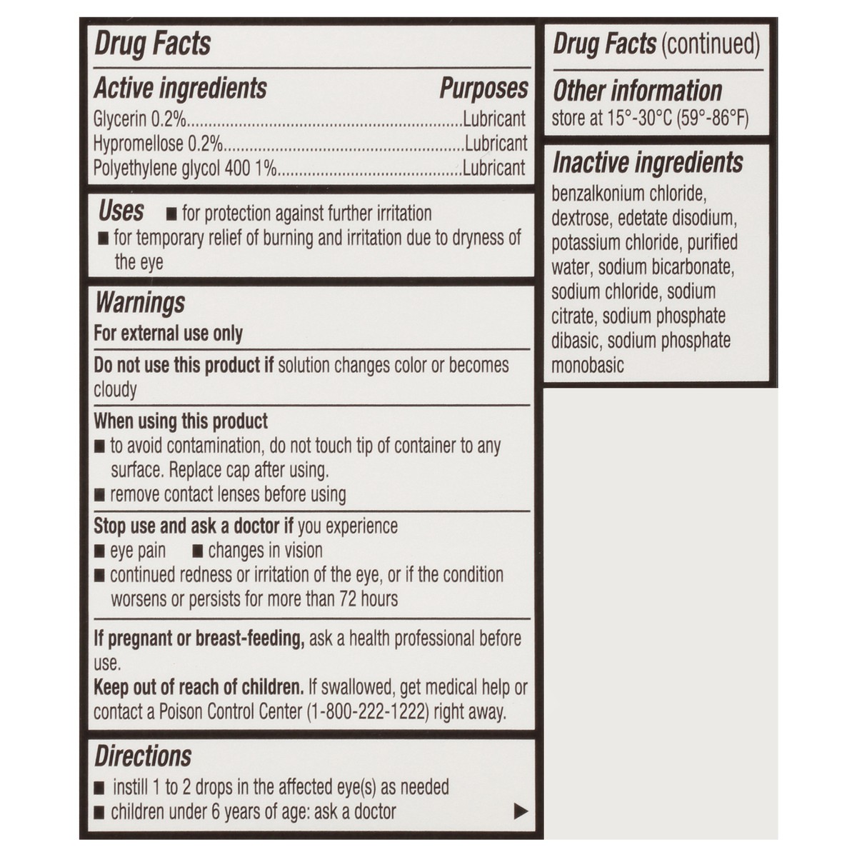 slide 11 of 15, TopCare Health Eye Drops 0.5 fl oz, 0.5 fl oz