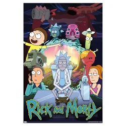 Trends Rick and Morty Season 4 Poster, 22.375 in x 34 in