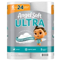 Angel Soft Ultra Toilet Paper, 36 Mega Rolls