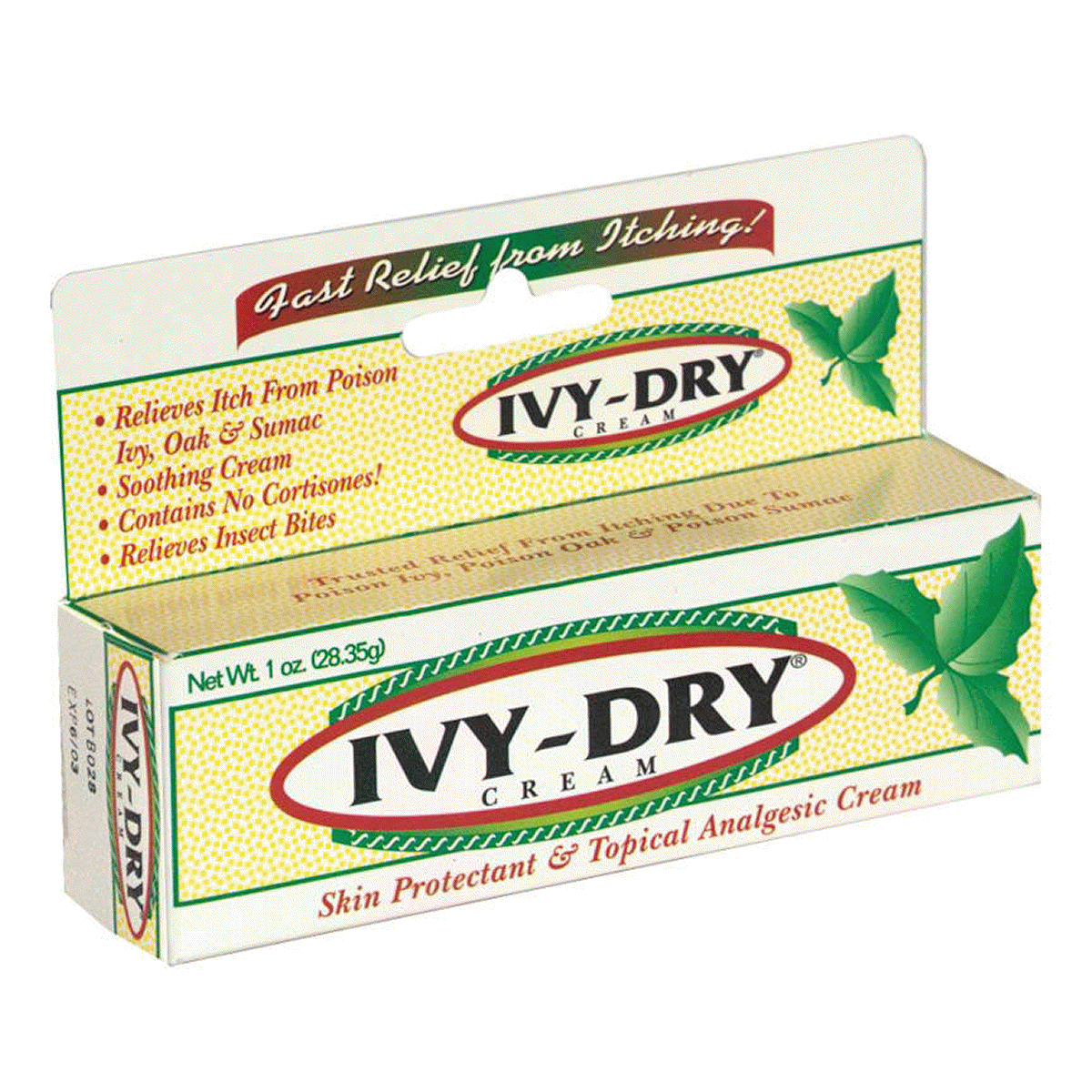 slide 1 of 1, Ivy-Dry Cream Tube, 1 oz