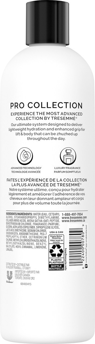 slide 4 of 6, TRESemmé Pro Advanced Conditioner Fiber Full Volume, 20 oz, 20 oz
