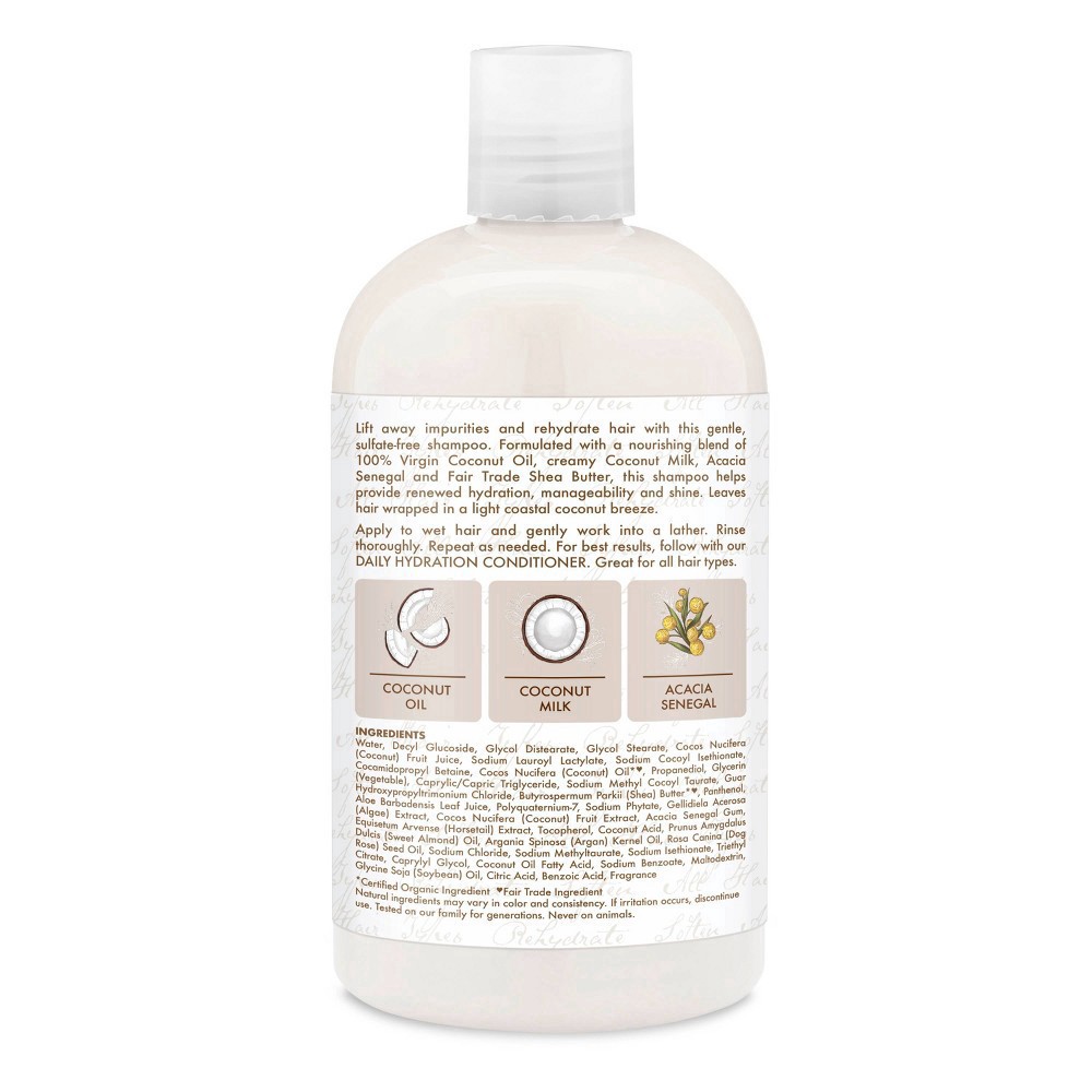 slide 3 of 7, SheaMoisture Virgin Coconut Oil Shampoo Daily Hydration - 13 fl oz, 13 oz