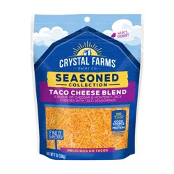 Crystal Farms Finely Shredded Mexican Taco Cheese, 7oz