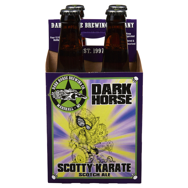 slide 1 of 1, Dark Horse Scotty Karate Scotch Ale Bottles, 4 ct; 12 oz