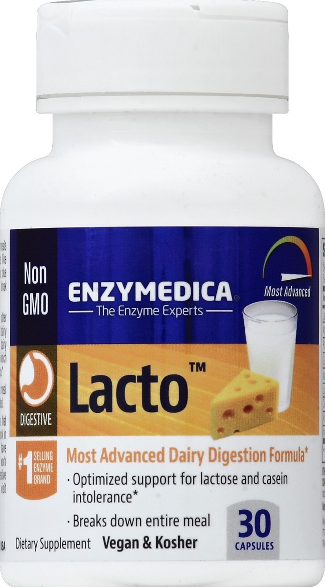 slide 1 of 1, Enzymedica Lacto, 30 ct