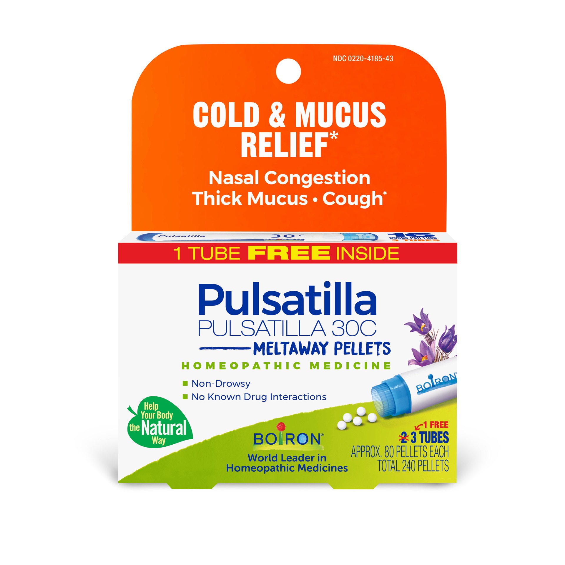 slide 1 of 7, Boiron Pulsatilla 30C Bonus Care Pack, 3 ct