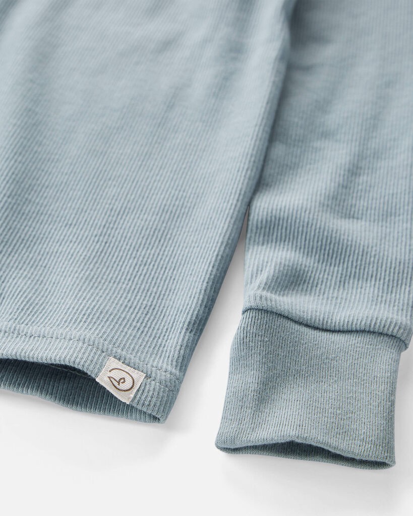 slide 3 of 3, Littleplanet Toddler Organic Cotton Pajamas Set Blue Creek 3T, 3T