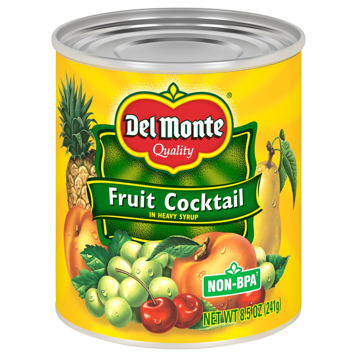 slide 4 of 11, Del Monte Fruit Cocktail In Heavy Syrup (Can), 8.5 oz