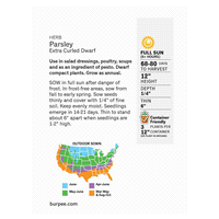 slide 4 of 5, Burpee Parsley Extra Curled Dwarf Seeds, 1 ct