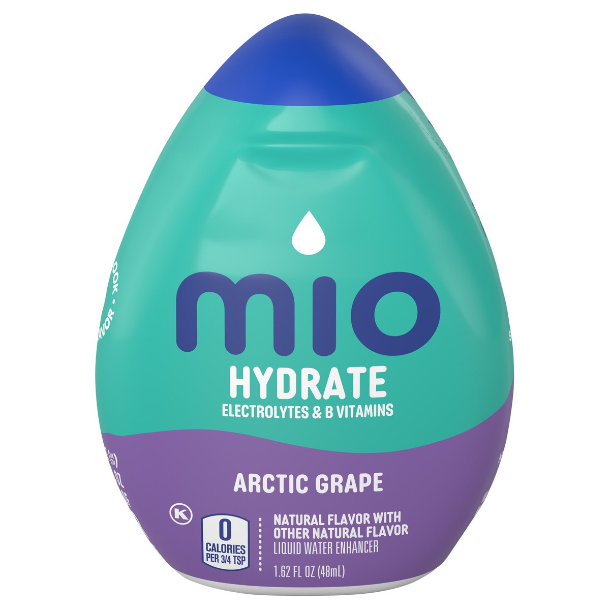 slide 3 of 4, mio Hydrate Arctic Grape Flavored with other natural flavor Liquid Water Enhancer, 1.62 fl oz Bottle, 1.62 fl oz