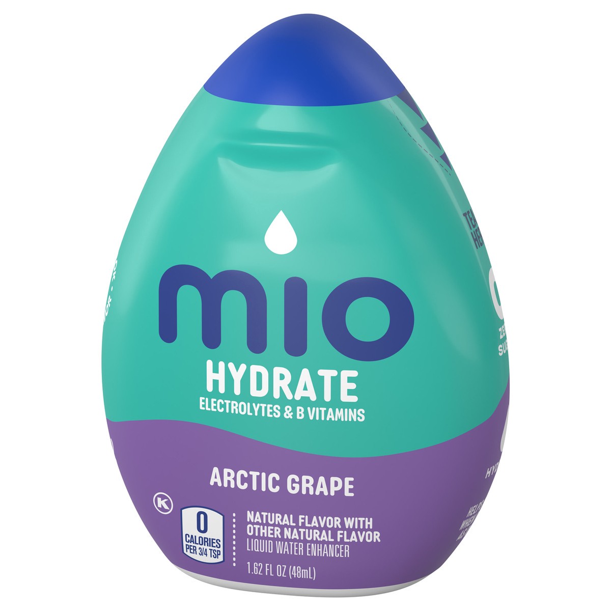 slide 4 of 4, mio Hydrate Arctic Grape Flavored with other natural flavor Liquid Water Enhancer, 1.62 fl oz Bottle, 1.62 fl oz