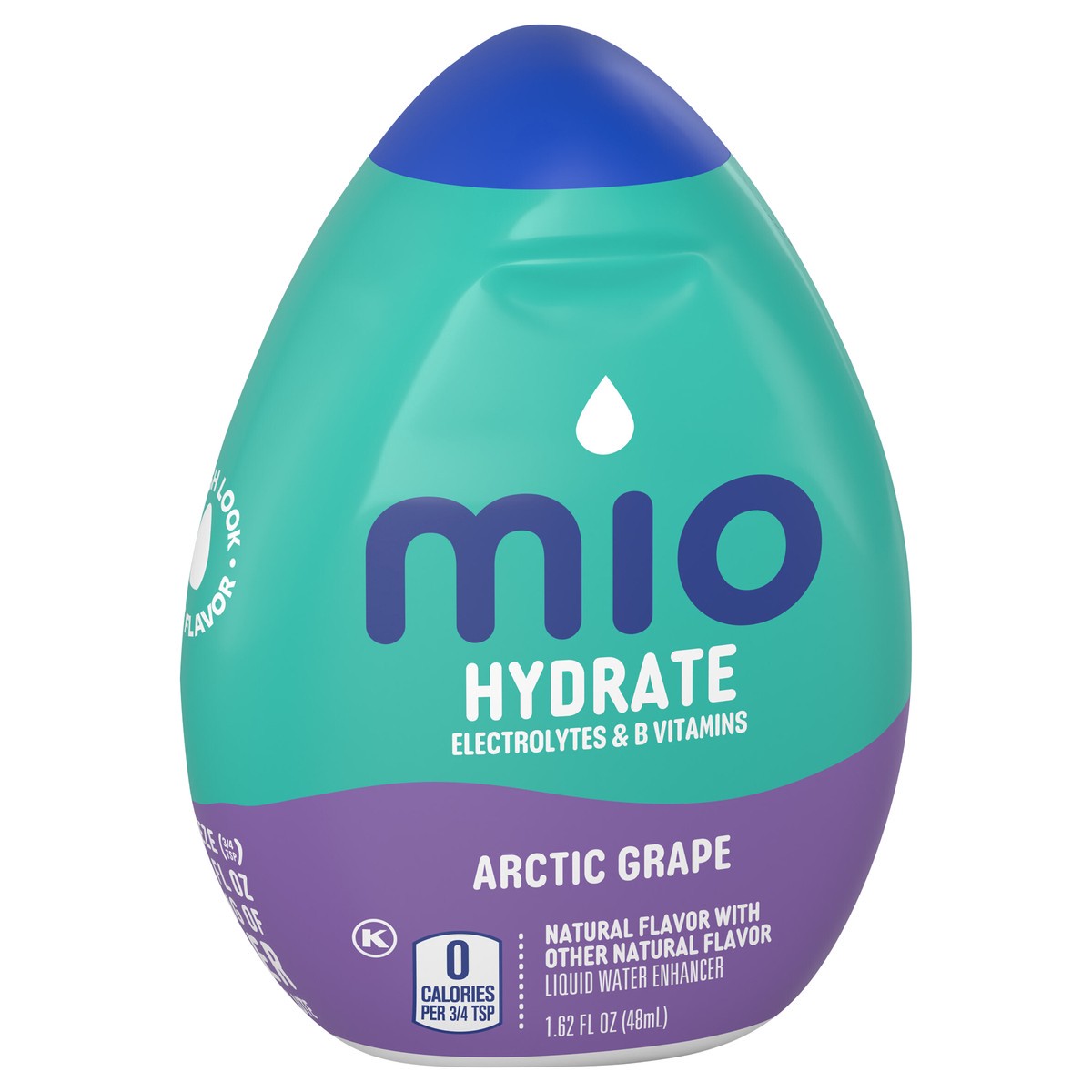 slide 2 of 4, mio Hydrate Arctic Grape Flavored with other natural flavor Liquid Water Enhancer, 1.62 fl oz Bottle, 1.62 fl oz