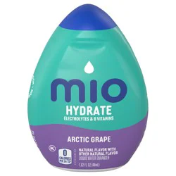 mio Hydrate Arctic Grape Flavored with other natural flavor Liquid Water Enhancer, 1.62 fl oz Bottle