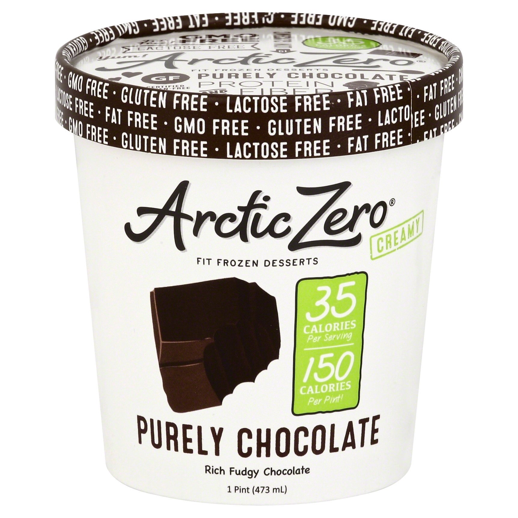 slide 1 of 10, Arctic Zero Purely Chocolate Frozen Dessert, 16 oz