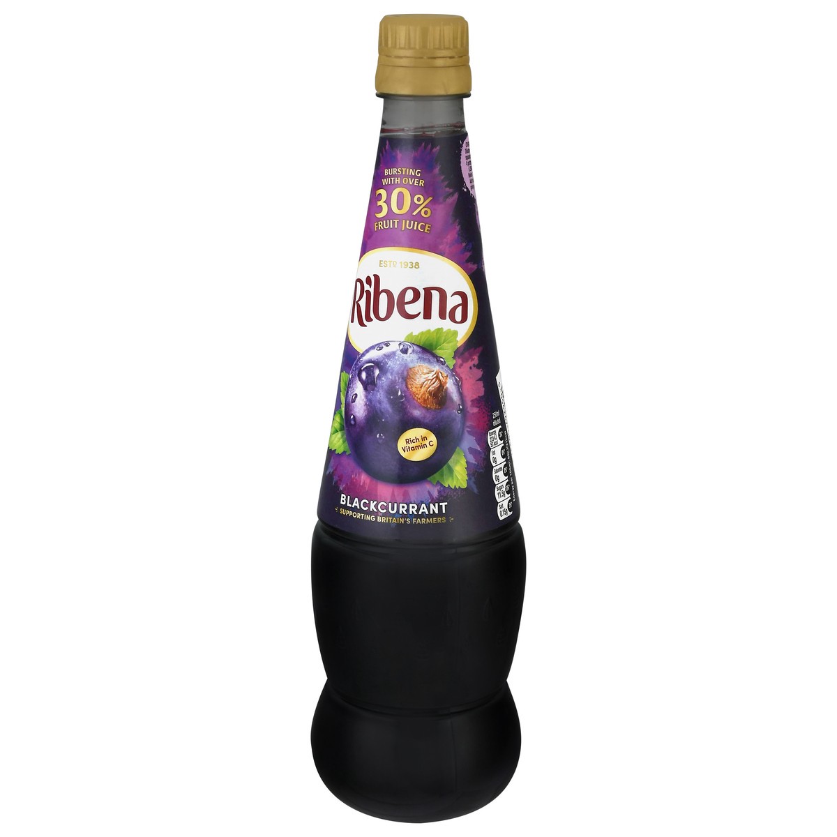 slide 4 of 14, Ribena Blackcurrant Fruit Juice - 28.74 fl oz, 28.74 fl oz
