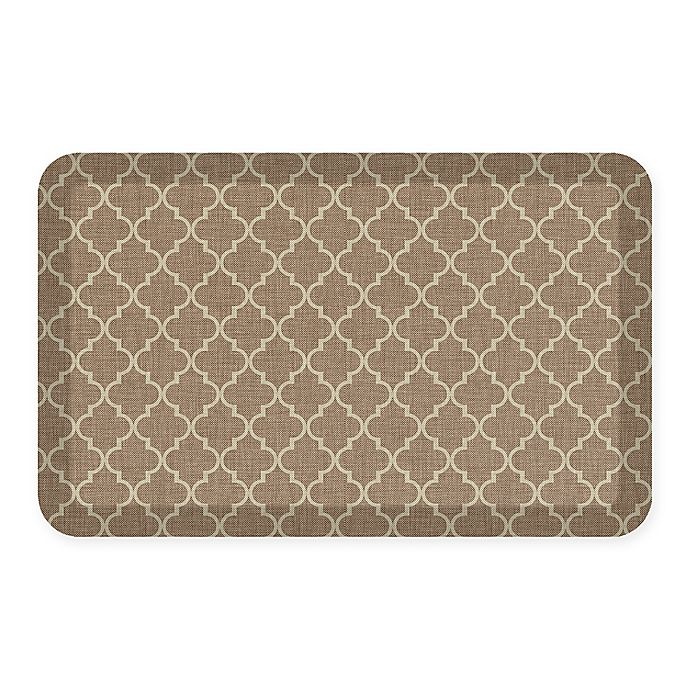 slide 1 of 1, GelPro NewLife 20 x 32'' Lattice Designer Comfort Mat - Tan'', 1 ct