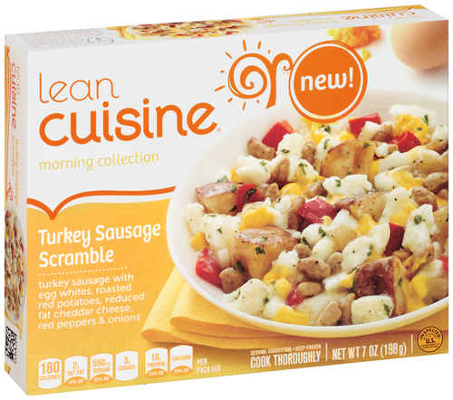 slide 1 of 4, Lean Cuisine Turkey Sausage Egg and Cheese Scramble, 7 oz