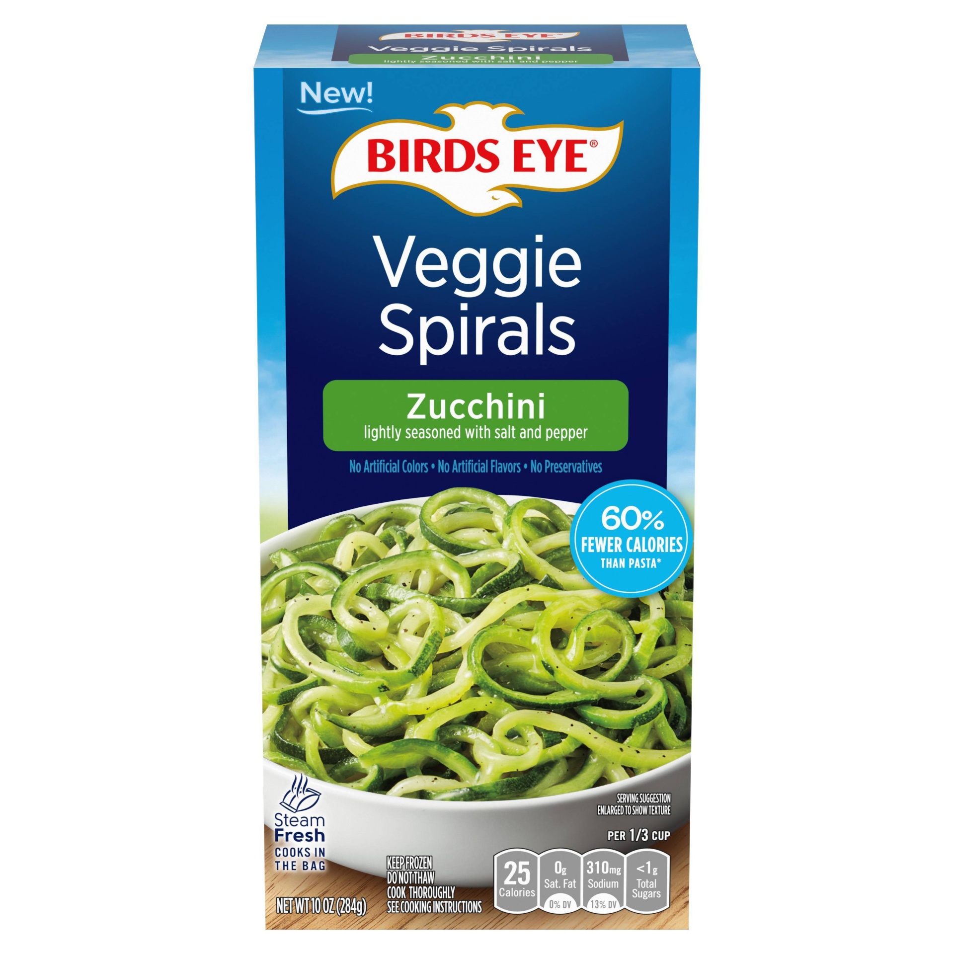 slide 1 of 2, Birds Eye Veggie Spirals Zucchini Noodles, 10 oz