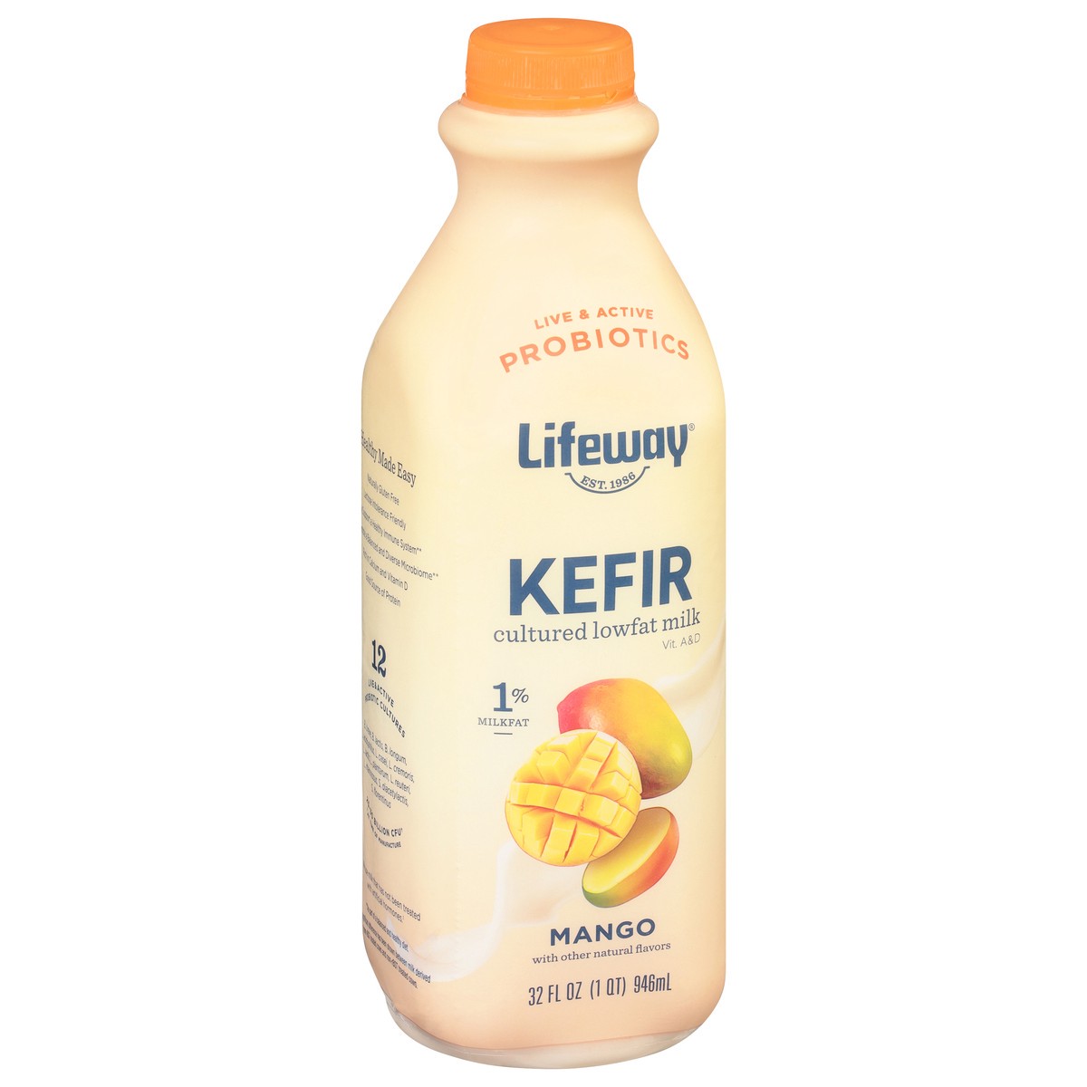 slide 9 of 11, Lifeway Mango Kefir 32 fl oz, 32 fl oz