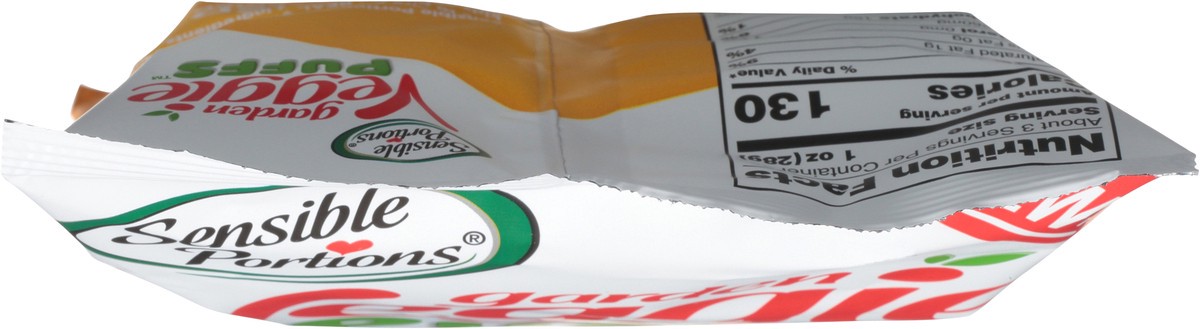 slide 3 of 7, Sensible Portions Garden Veggie White Cheddar Flavored Baked Corn Puffs 3 oz. Bag, 3 oz