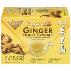 Prince of Peace Original Ginger Honey Crystals Instant Beverage - 10 pk
