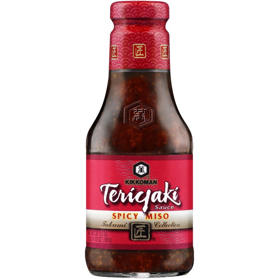 Kikkoman Brand Teriyaki Takumi Spicy Miso Sauce Ml Amazon Ca Grocery