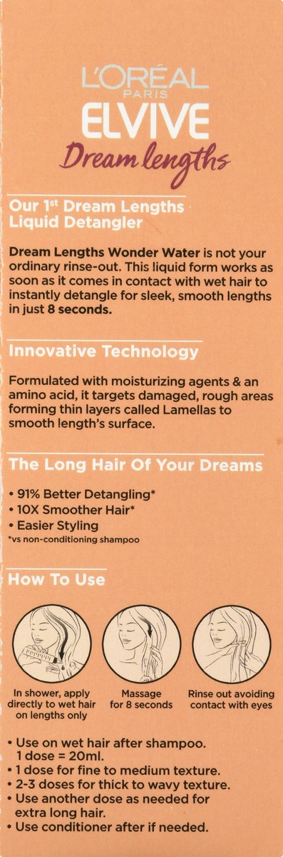 slide 5 of 9, L'Oréal Dream Lengths Wonder Water, 6.8 oz