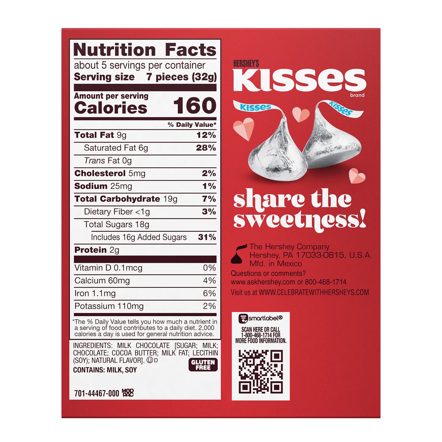 slide 2 of 3, Kisses Milk Chocolate, 4 ct