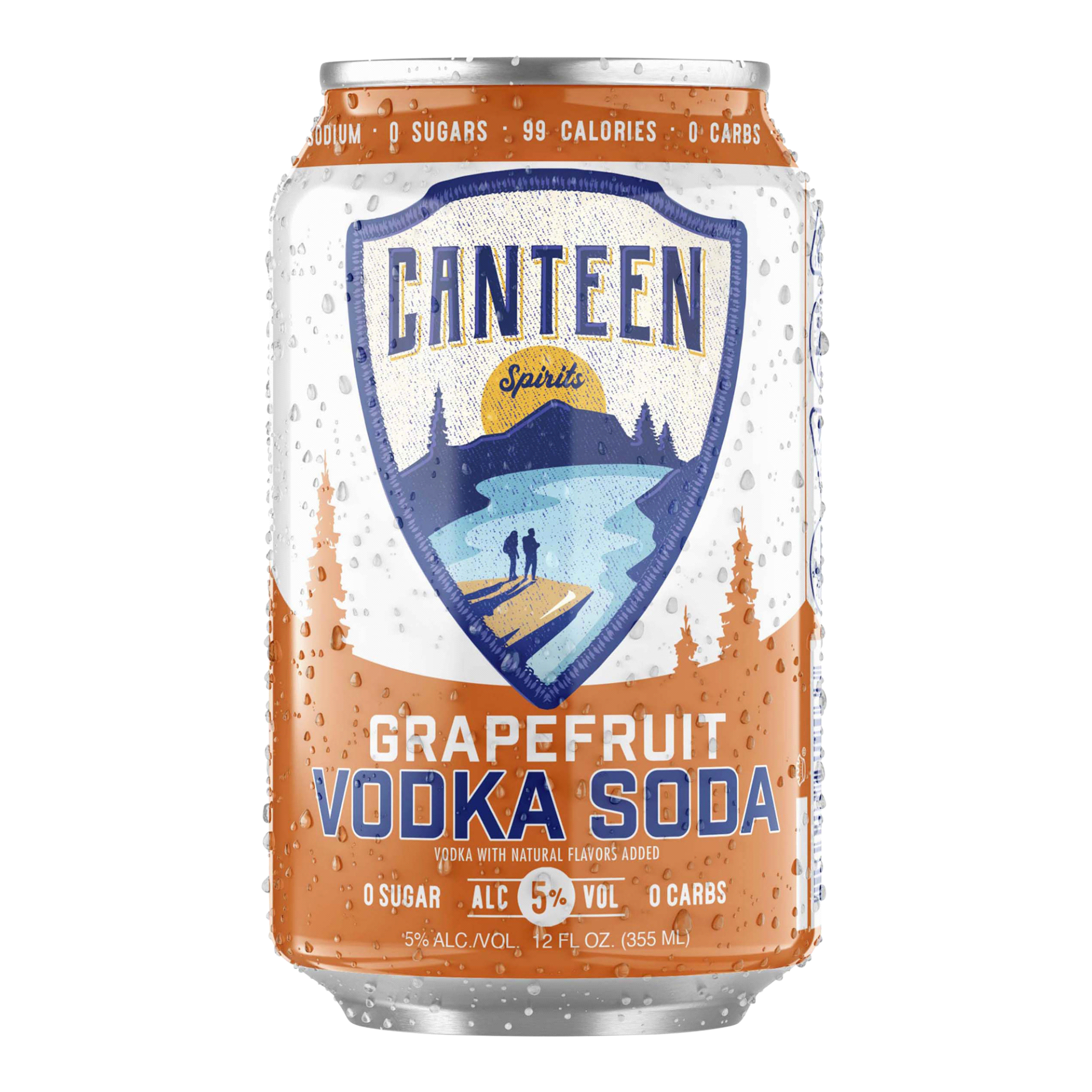 slide 1 of 1, Canteen Vodka Soda Grapefruit, 12 oz