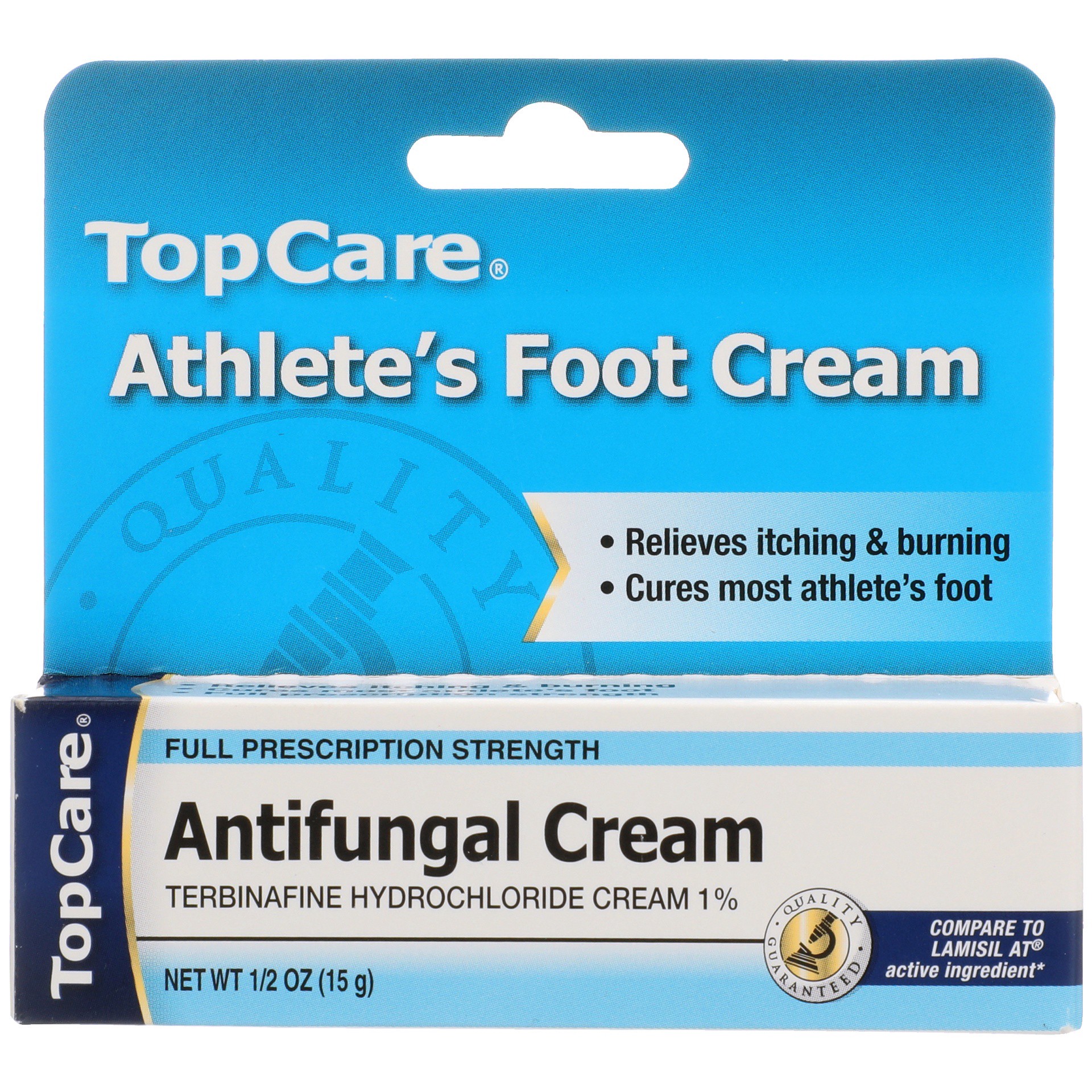 slide 1 of 6, TopCare Antifungal Cream Full Prescription Strength, 0.5 fl oz