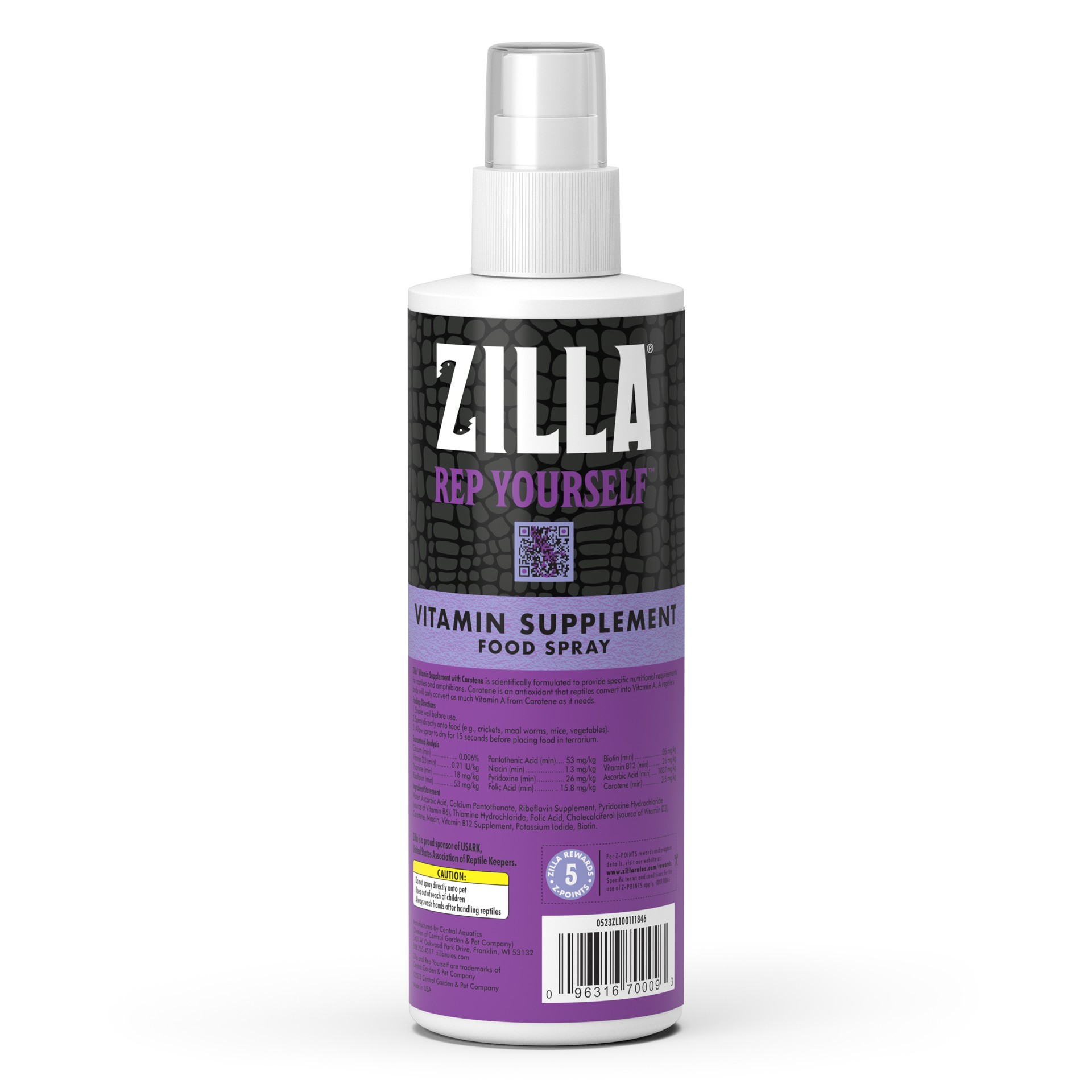 slide 9 of 10, Zilla Vitamin Supplement Food Spray 8 Fluid Ounces, 1 ct