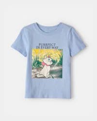Carter's Girls Disney The Aristocats Graphic Tee - Blue - Size 4
