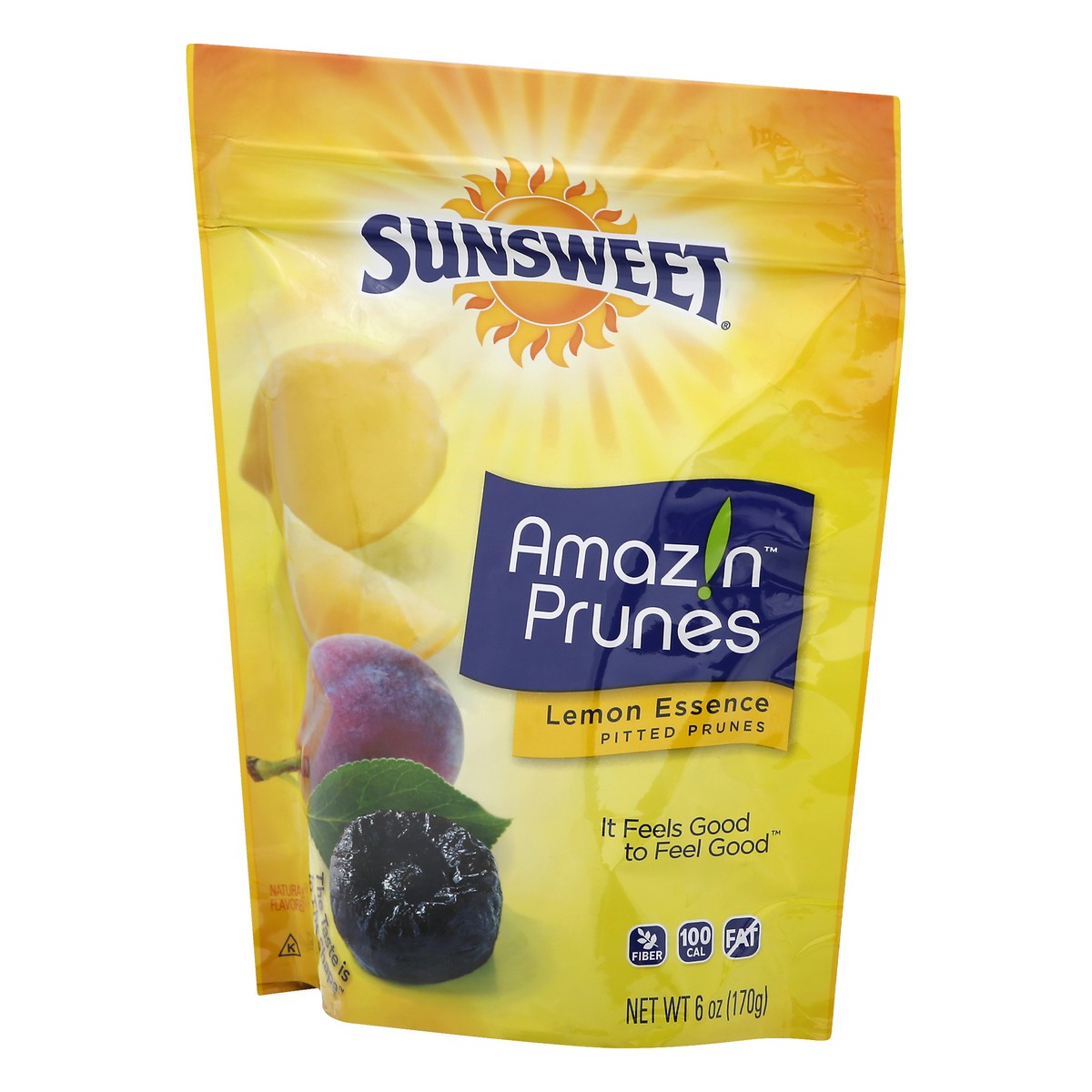 slide 1 of 10, Sunsweet Amazin Pitted Prunes - Lemon Essence, 6 oz