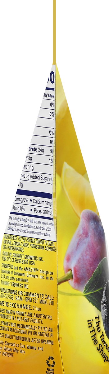 slide 5 of 10, Sunsweet Amazin Pitted Prunes - Lemon Essence, 6 oz