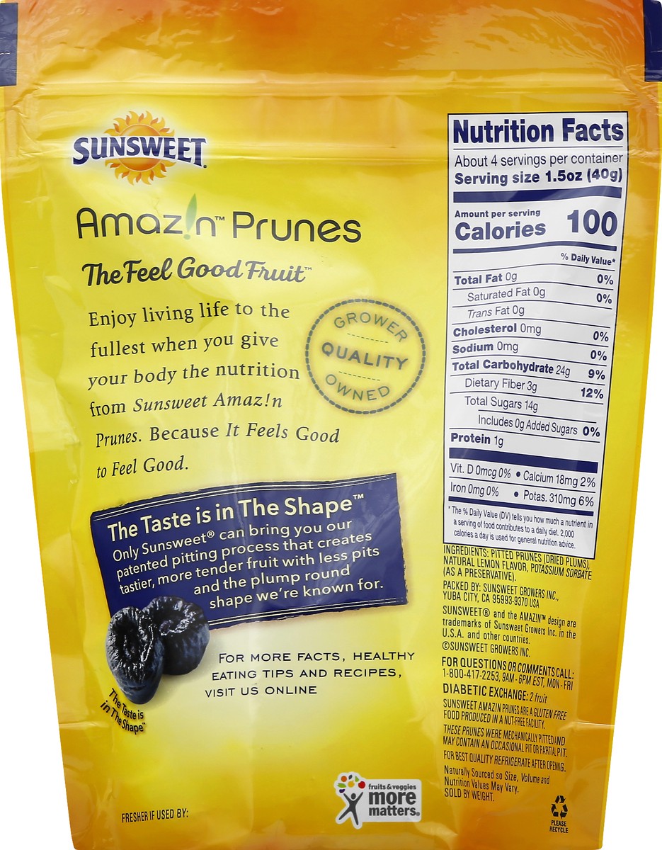 slide 7 of 10, Sunsweet Amazin Pitted Prunes - Lemon Essence, 6 oz