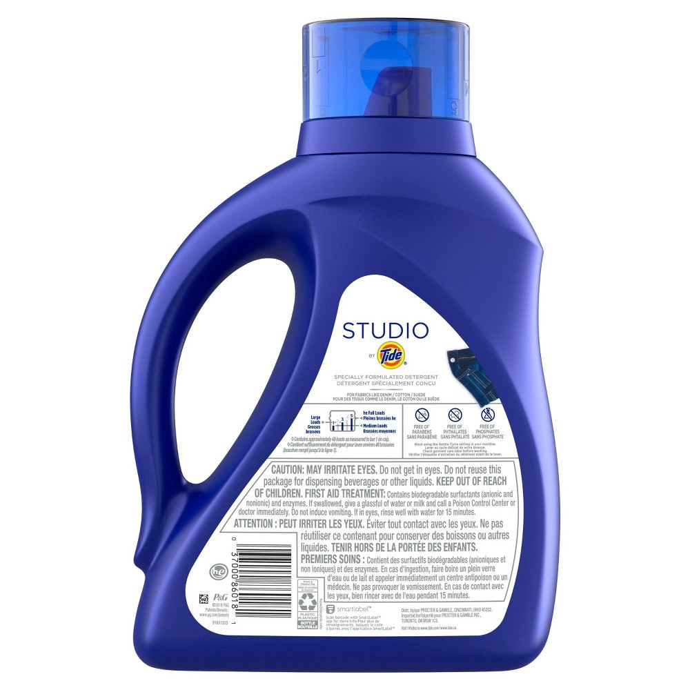 slide 2 of 8, Tide Studio Darks & Colors Laundry Detergents, 75 fl oz