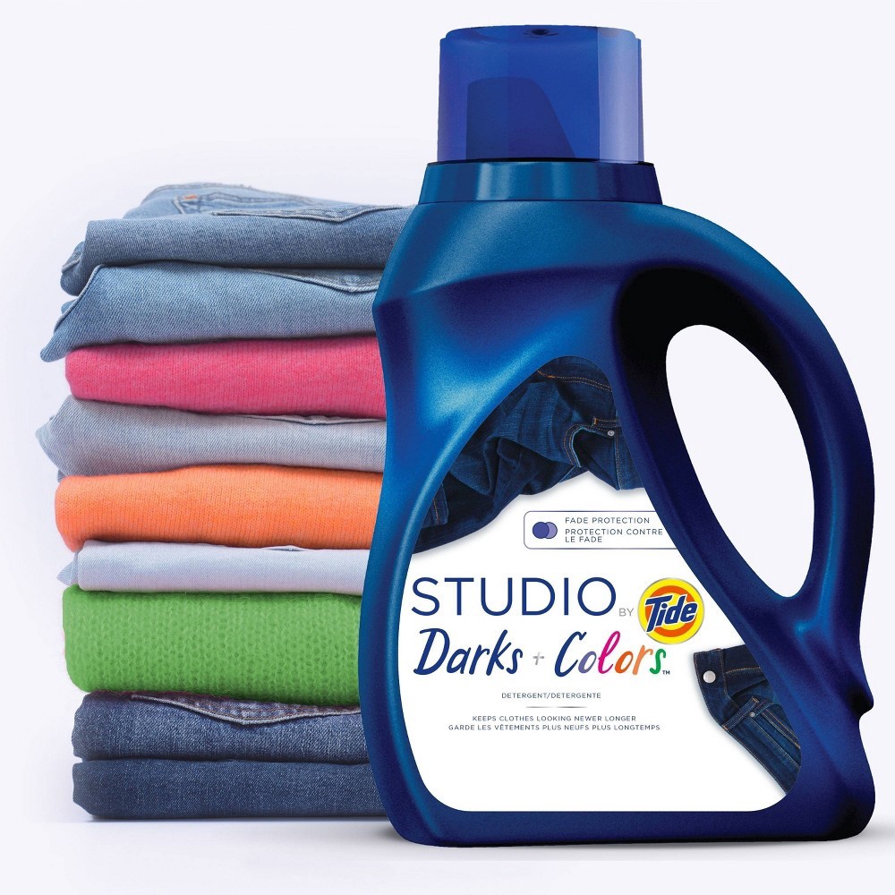 slide 5 of 8, Tide Studio Darks & Colors Laundry Detergents, 75 fl oz