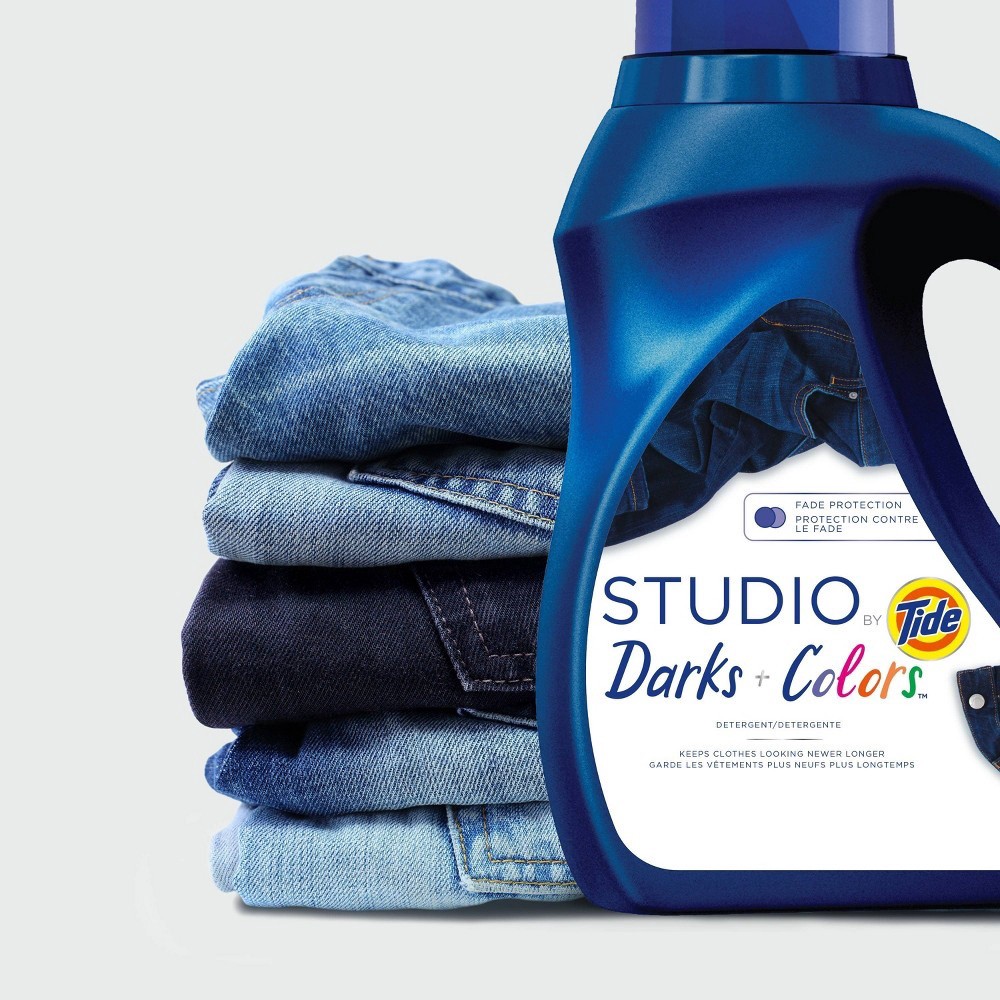 Studio by Tide Liquid Laundry Detergent, Darks & Colors, 75 fl oz 48 loads  