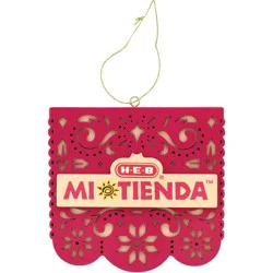 H-E-B Brand Shop Mi Tienda Papel Picado Ornament