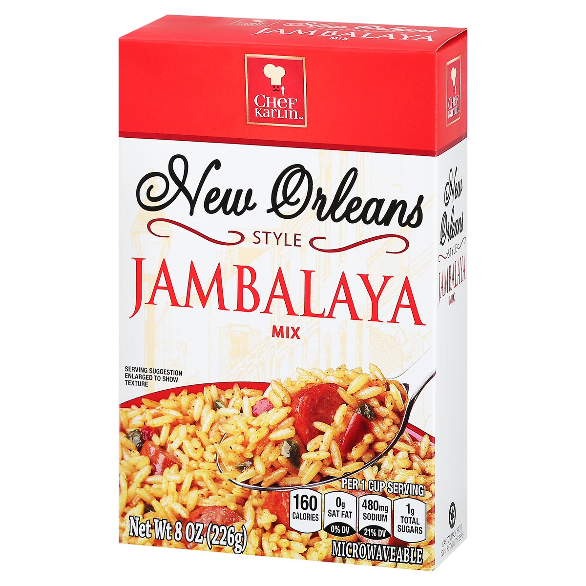 slide 3 of 14, Chef Karlin New Orleans Style Jambalaya Mix 8 oz, 8 oz