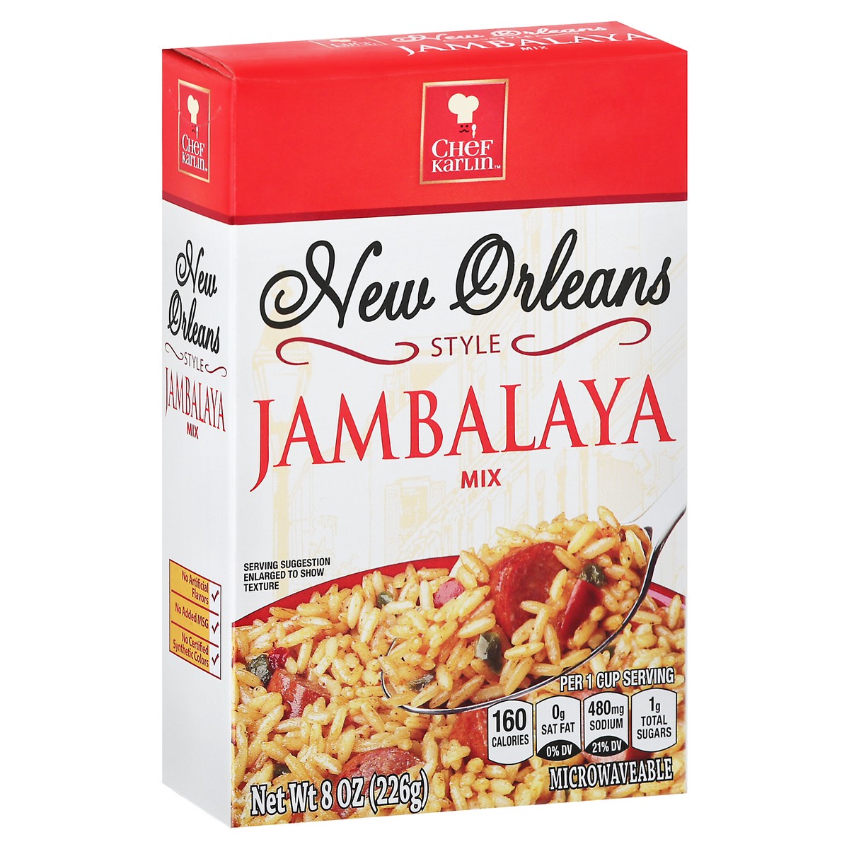 slide 13 of 14, Chef Karlin New Orleans Style Jambalaya Mix 8 oz, 8 oz