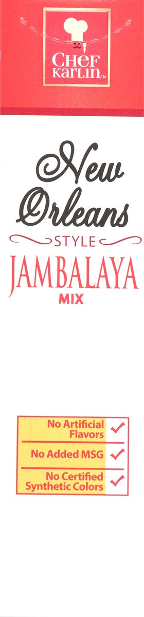 slide 11 of 14, Chef Karlin New Orleans Style Jambalaya Mix 8 oz, 8 oz