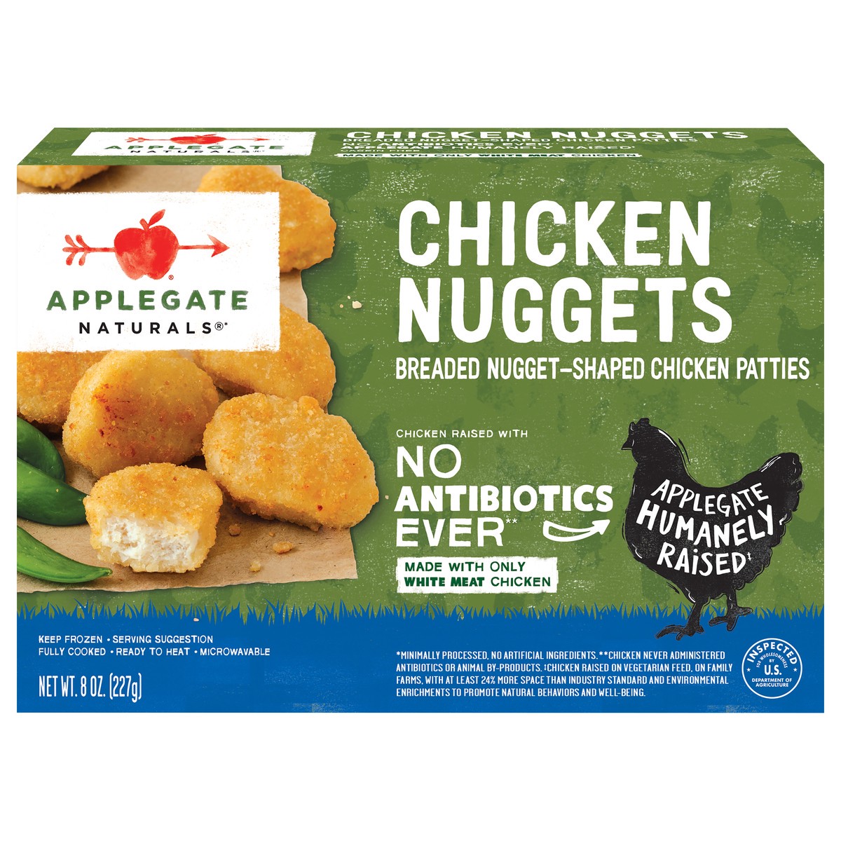 slide 1 of 3, BAKED GOODS- DSD Naturals Frozen Chicken Nuggets No Antibiotics, 8 oz