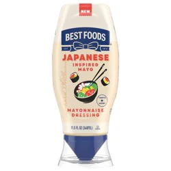 Best Foods Japanese Style Tangy & Savory Mayonnaise Dressing, 11.5 fl oz