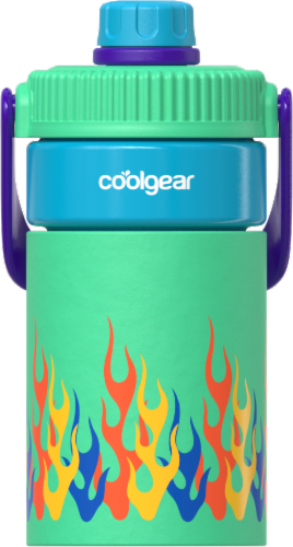 slide 1 of 1, Cool Gear Go Grip Sipper - Flames, 16 oz, 16 oz