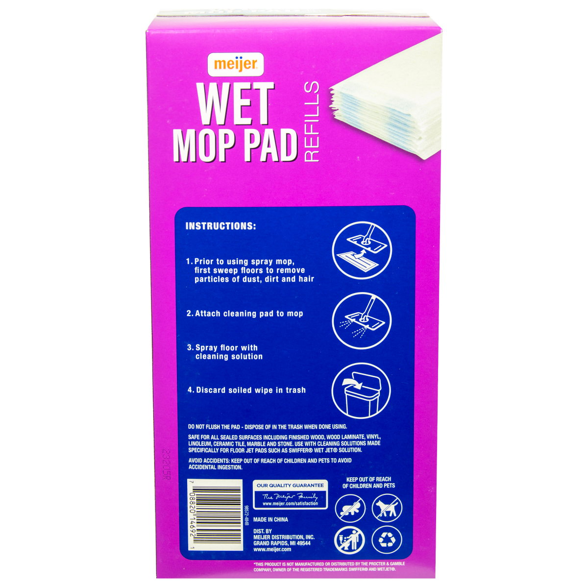 slide 21 of 29, Meijer Power Mop Pad Refills, 24 ct